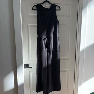 Casual black jumpsuit